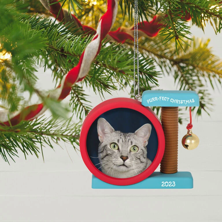 Hallmark Purr-fect Christmas 2023 Photo Frame Ornament 2 Hallmark Purr-fect Christmas 2023 Photo Frame Ornament - Image 2