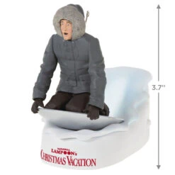 Hallmark National Lampoon's Christmas Vacation™ Don't Try This At Home, Kids! Ornament With Light And Sound 8 Hallmark National Lampoon's Christmas Vacation™ Don't Try This At Home, Kids! Ornament With Light And Sound -Hallmark Christmas Vacation Clark on Sled Keepsake Ornament 2499QXI6269 03