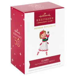 Hallmark Nutcracker Sweet Clara 2023 Exclusive Ornament 10 Hallmark Nutcracker Sweet Clara 2023 Exclusive Ornament -Hallmark Clara With Nutcracker Keepsake Ornament 1799QXC5621 04