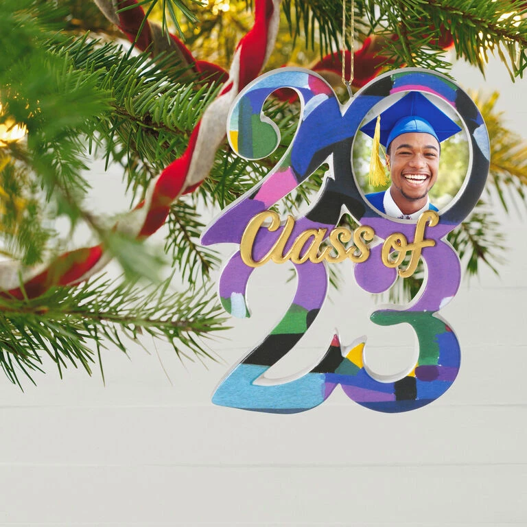 Hallmark Congrats, Grad! 2023 Ceramic Photo Frame Ornament 2 Hallmark Congrats, Grad! 2023 Ceramic Photo Frame Ornament - Image 2