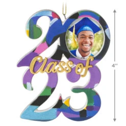 Hallmark Congrats, Grad! 2023 Ceramic Photo Frame Ornament 8 Hallmark Congrats, Grad! 2023 Ceramic Photo Frame Ornament -Hallmark Class of 2023 Picture Frame Keepsake Ornament 1999QHX3089 03