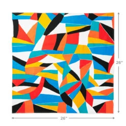 Hallmark 26" Colorful Abstract Fabric Gift Wrap With Elastic Band 9 Hallmark 26" Colorful Abstract Fabric Gift Wrap With Elastic Band -Hallmark Colorful Abstract Fabric Gift Wrap With Elastic Band 1299EJR6379 04