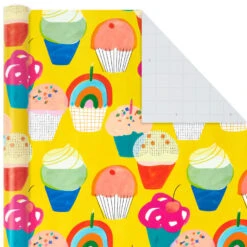 Hallmark Colorful Celebration 3-Pack Wrapping Paper, 55 Sq. Ft. Total -Hallmark Colorful Celebration 3Pack Wrapping Paper Rolls 5EWR6373 06