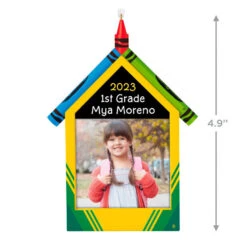 Hallmark Crayola® A Colorful School Year Personalized Photo Frame Ornament 6 Hallmark Crayola® A Colorful School Year Personalized Photo Frame Ornament -Hallmark Crayola A Colorful School Year Picture Frame Personalized Keepsake Ornament 2499QHE2110B1 03