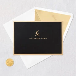 Hallmark Crescent Moon 3-D Pop-Up Halloween Card -Hallmark Crescent Moon and Bats 3D PopUp Halloween Card 1299IEH3001 06