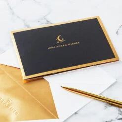 Hallmark Crescent Moon 3-D Pop-Up Halloween Card -Hallmark Crescent Moon and Bats 3D PopUp Halloween Card 1299IEH3001 07