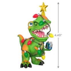 Hallmark Tree Rex Ornament -Hallmark Dinosaur in Christmas Lights Keepsake Ornament 1799QGO2779 03