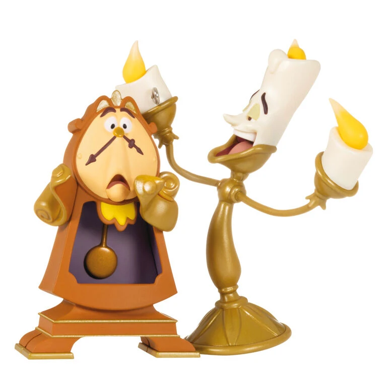 Hallmark Disney Beauty And The Beast Lumiere And Cogsworth Ornament 1 Hallmark Disney Beauty And The Beast Lumiere And Cogsworth Ornament
