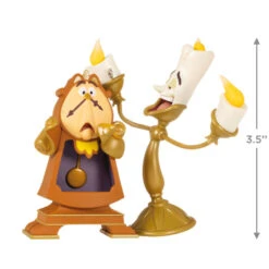 Hallmark Disney Beauty And The Beast Lumiere And Cogsworth Ornament 8 Hallmark Disney Beauty And The Beast Lumiere And Cogsworth Ornament -Hallmark Disney Lumiere and Cogsworth Keepsake Ornament 2499QXE3277 03