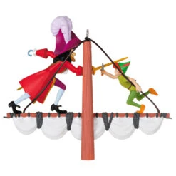 Hallmark Disney Peter Pan 70th Anniversary Swashbuckling Showdown Ornament -Hallmark Disney Peter Pan and Hook Keepsake Ornament 2499QXD6617 06