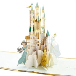 Hallmark Disney Princess Castle So Loved 3D Pop-Up Card