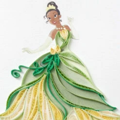 Hallmark Disney The Princess And The Frog Tiana Happy Wish Quilled Paper Handmade Card -Hallmark Disney Princess and the Frog Tiana Quilled Paper Card 1299LAD2855 04