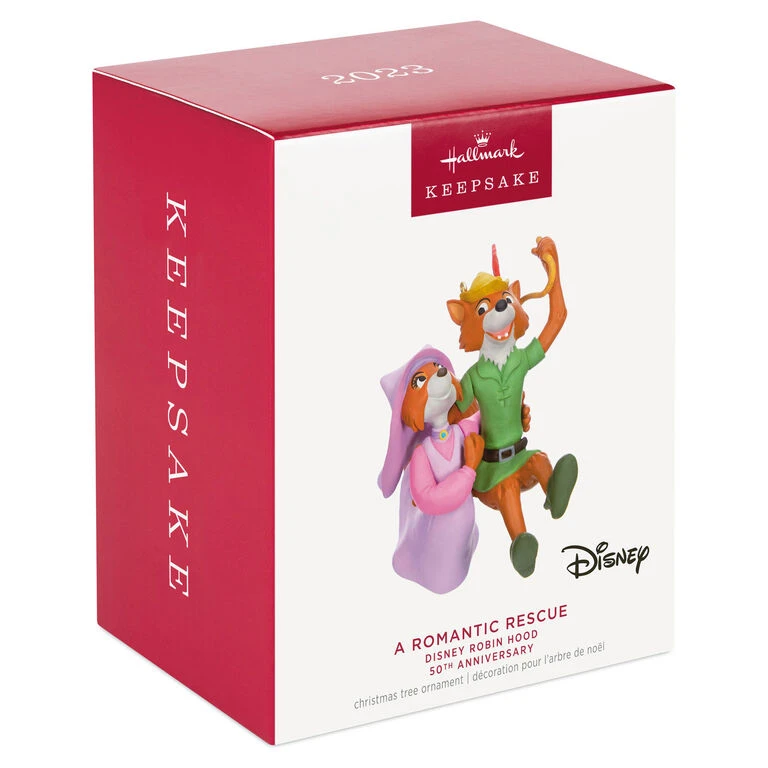 Hallmark Disney Robin Hood 50th Anniversary A Romantic Rescue Ornament 4 Hallmark Disney Robin Hood 50th Anniversary A Romantic Rescue Ornament - Image 4