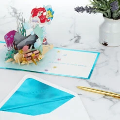Hallmark Disney The Little Mermaid Wishing You Happiness 3D Pop-Up Card 17 Hallmark Disney The Little Mermaid Wishing You Happiness 3D Pop-Up Card -Hallmark Disney The Little Mermaid Ariel 3D PopUp Card for Her 1499LAD2902 08