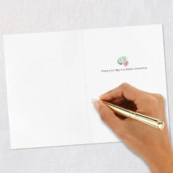 Hallmark Disney The Little Mermaid Ariel Happy Wish Quilled Paper Handmade Card 13 Hallmark Disney The Little Mermaid Ariel Happy Wish Quilled Paper Handmade Card -Hallmark Disney The Little Mermaid Ariel Quilled Paper Card 1299LAD2858 06