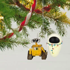 Hallmark Disney/Pixar Wall-E 15th Anniversary Wall-E And Eve Ornament 7 Hallmark Disney/Pixar Wall-E 15th Anniversary Wall-E And Eve Ornament -Hallmark DisneyPixar WallE and Eve Keepsake Ornament 2199QXD6609 02