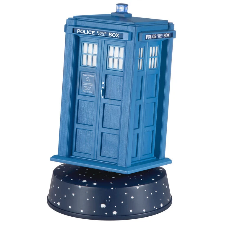 Hallmark Doctor Who 60th Anniversary TARDIS Tabletop Decoration With Light, Sound And Motion 1 Hallmark Doctor Who 60th Anniversary TARDIS Tabletop Decoration With Light, Sound And Motion