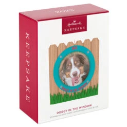 Hallmark Doggy In The Window 2023 Photo Frame Ornament 9 Hallmark Doggy In The Window 2023 Photo Frame Ornament -Hallmark Doggy in Window Fence Picture Frame Keepsake Ornament 1599QGO2599 04