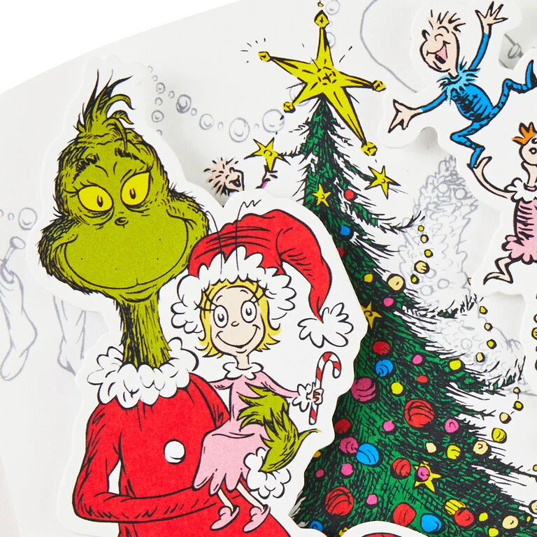 Hallmark Dr. Seuss™ How The Grinch Stole Christmas! 3D Pop-Up Boxed Christmas Cards, Pack Of 8 3 Hallmark Dr. Seuss™ How The Grinch Stole Christmas! 3D Pop-Up Boxed Christmas Cards, Pack Of 8 - Image 3