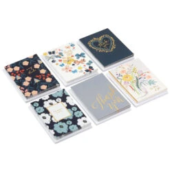Hallmark Elegant Florals Boxed Blank Thank-You Notes Assortment, Pack Of 48