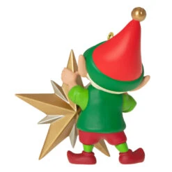 Hallmark North Pole Tree Trimmers Ornament 11 Hallmark North Pole Tree Trimmers Ornament -Hallmark Elf With Christmas Tree Keepsake Ornament 1799QXR8069 06