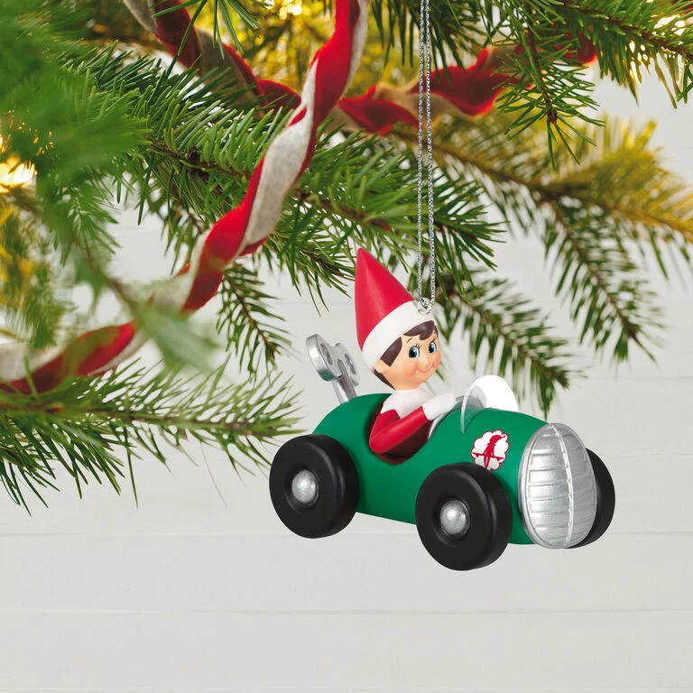 Hallmark The Elf On The Shelf® Race To The Finish Scout Elf™ Ornament 2 Hallmark The Elf On The Shelf® Race To The Finish Scout Elf™ Ornament - Image 2