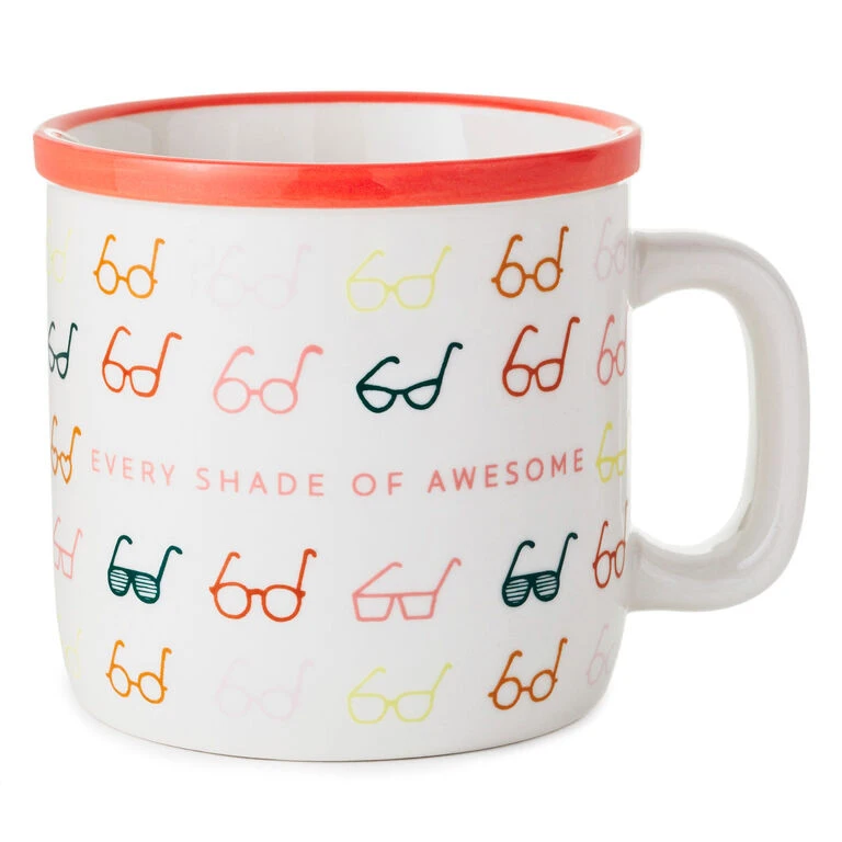 Hallmark Every Shade Of Awesome Ceramic Mug, 15 Oz. 1 Hallmark Every Shade Of Awesome Ceramic Mug, 15 Oz.