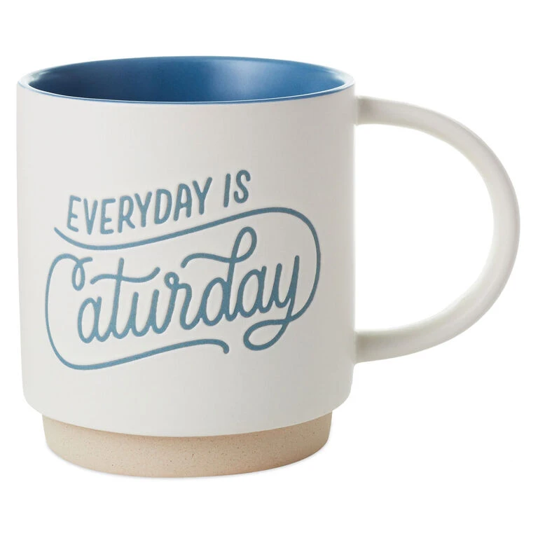 Hallmark Everyday Is Caturday Mug, 16 Oz. 1 Hallmark Everyday Is Caturday Mug, 16 Oz.