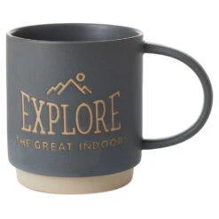 Hallmark Explore Indoors Funny Mug, 16 Oz.