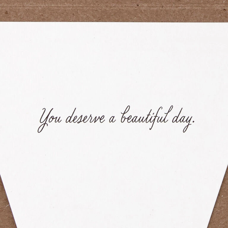 Hallmark Flower Bouquet Beautiful Day Birthday Card 2 Hallmark Flower Bouquet Beautiful Day Birthday Card - Image 2