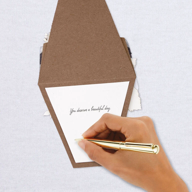 Hallmark Flower Bouquet Beautiful Day Birthday Card 6 Hallmark Flower Bouquet Beautiful Day Birthday Card - Image 6