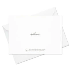Hallmark Ivory Floral Flat Note Cards In Caddy, Box Of 40 13 Hallmark Ivory Floral Flat Note Cards In Caddy, Box Of 40 -Hallmark Floral SinglePanel Note Cards With Caddy 3CNT5048 07
