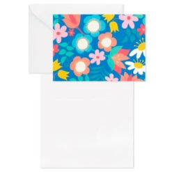 Hallmark Floral And Lettering Bulk Blank Note Cards, Pack Of 50 9 Hallmark Floral And Lettering Bulk Blank Note Cards, Pack Of 50 -Hallmark Floral and Lettering Bulk Blank Note Cards Assortment 1399WTU1087 03
