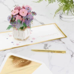 Hallmark Love And Appreciation Flower Bouquet 3D Pop-Up Love Card 13 Hallmark Love And Appreciation Flower Bouquet 3D Pop-Up Love Card -Hallmark Flower Bouquet 3D PopUp Love Card 1299LAD2838 06