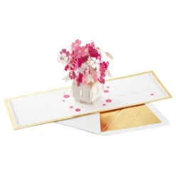 Hallmark Happy Thoughts Flower Bouquet 3D Pop-Up Thinking Of You Card 13 Hallmark Happy Thoughts Flower Bouquet 3D Pop-Up Thinking Of You Card -Hallmark Flower Bouquet 3D PopUp Thinking of You Card 1299LAD9644 04
