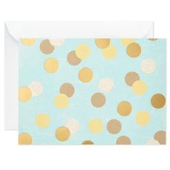 Hallmark Flowers And Dots Assorted Blank Note Cards, Box Of 50 -Hallmark Flowers and Dots Assorted Blank Note Cards 5WDN2069 03