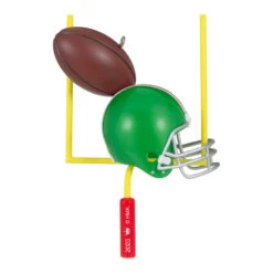 Hallmark Football Star 2023 Ornament -Hallmark Football Goal Post and Helmet Keepsake Ornament 1399QGO2707 06