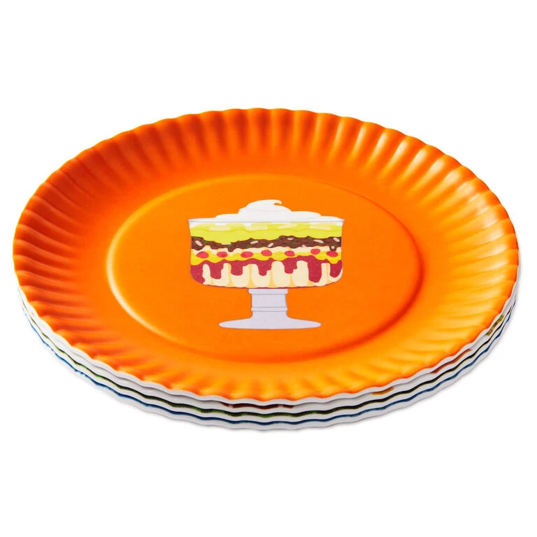 Hallmark Friends Assorted Appetizer Plates, Set Of 4 1 Hallmark Friends Assorted Appetizer Plates, Set Of 4