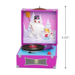 Hallmark Frosty The Snowman™ Look At Frosty Go Ornament With Light And Sound 8 Hallmark Frosty The Snowman™ Look At Frosty Go Ornament With Light And Sound -Hallmark Frosty the Snowman Record Player Keepsake Ornament 2499QXI6279 03