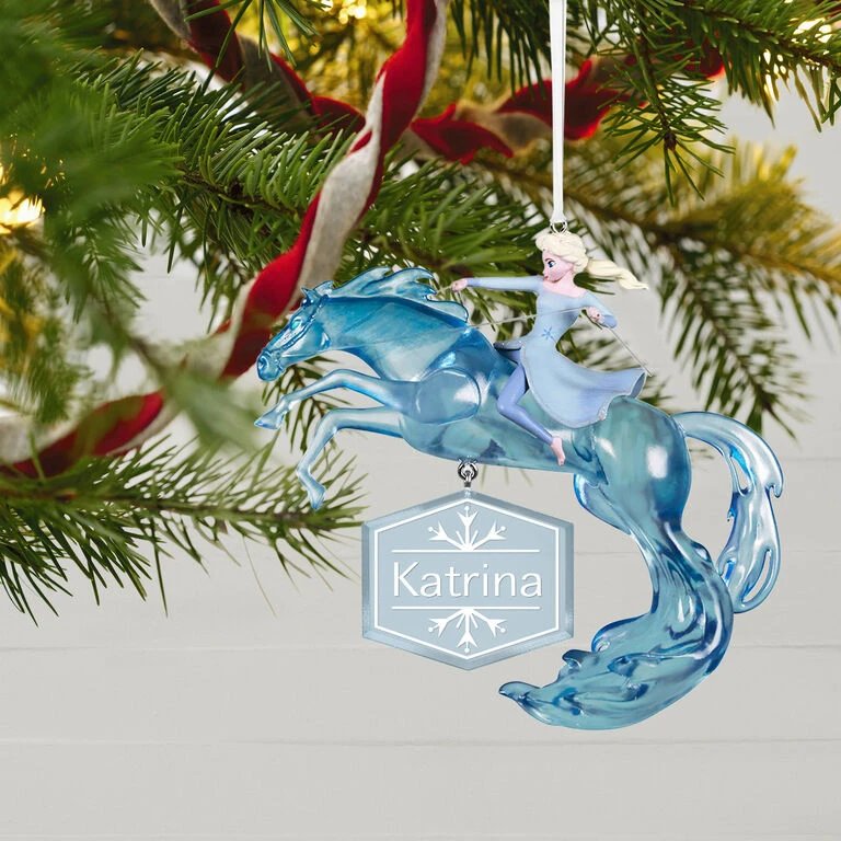Hallmark Disney Frozen 2 Elsa And Nokk Personalized Ornament 2 Hallmark Disney Frozen 2 Elsa And Nokk Personalized Ornament - Image 2