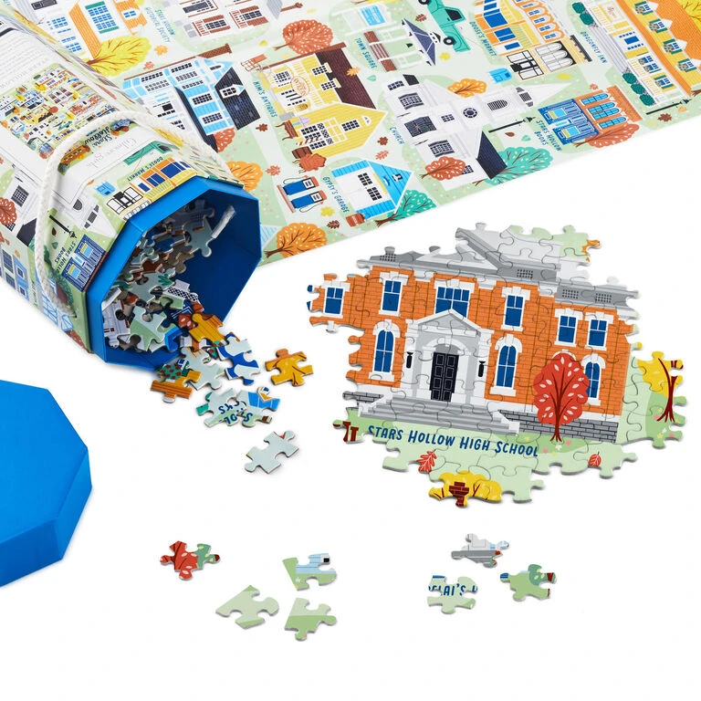 Hallmark Gilmore Girls Stars Hollow Map 1,000-Piece Jigsaw Puzzle 2 Hallmark Gilmore Girls Stars Hollow Map 1,000-Piece Jigsaw Puzzle - Image 2