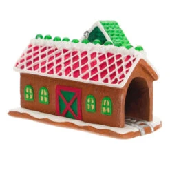 Hallmark Season's Treatings Special Edition Ornament -Hallmark Gingerbread Train Depot Keepsake Ornament 1899QXT4117 06