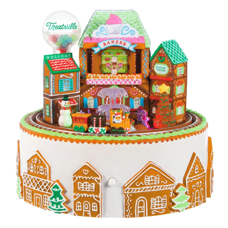Hallmark Gingerbread Village Musical Ornament With Light And Motion 1 Hallmark Gingerbread Village Musical Ornament With Light And Motion