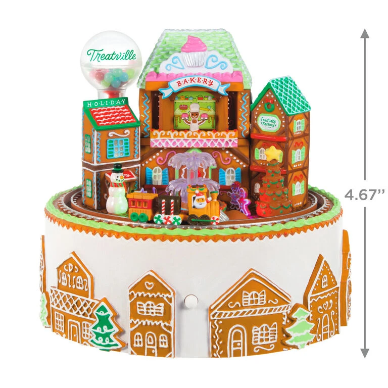 Hallmark Gingerbread Village Musical Ornament With Light And Motion 3 Hallmark Gingerbread Village Musical Ornament With Light And Motion - Image 3