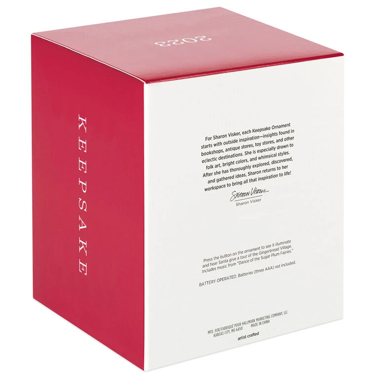 Hallmark Gingerbread Village Musical Ornament With Light And Motion 5 Hallmark Gingerbread Village Musical Ornament With Light And Motion - Image 5