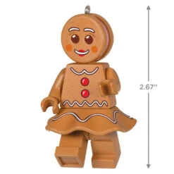 Hallmark Gingerbread Woman LEGO® Minifigure Ornament -Hallmark Gingerbread Woman LEGO Minifig Keepsake Ornament 1699QXI7329 03