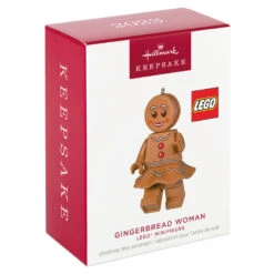 Hallmark Gingerbread Woman LEGO® Minifigure Ornament -Hallmark Gingerbread Woman LEGO Minifig Keepsake Ornament 1699QXI7329 04