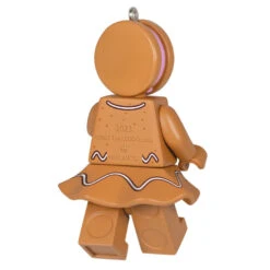 Hallmark Gingerbread Woman LEGO® Minifigure Ornament -Hallmark Gingerbread Woman LEGO Minifig Keepsake Ornament 1699QXI7329 06