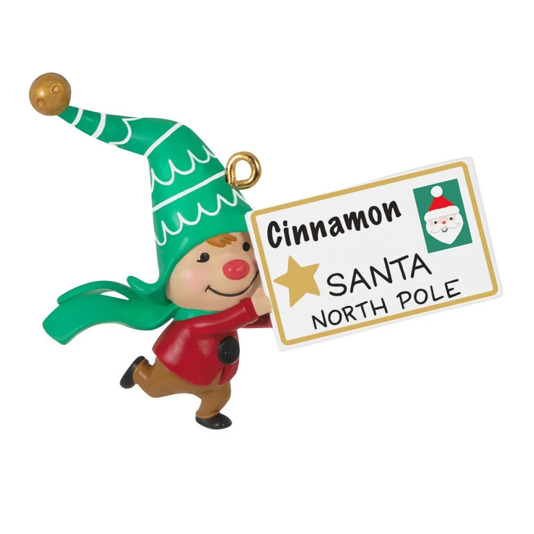 Hallmark Gnome For Christmas Cinnamon's Letter To Santa Ornament 1 Hallmark Gnome For Christmas Cinnamon's Letter To Santa Ornament