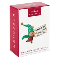 Hallmark Gnome For Christmas Cinnamon's Letter To Santa Ornament 9 Hallmark Gnome For Christmas Cinnamon's Letter To Santa Ornament -Hallmark Girl Gnome Letter to Santa Keepsake Ornament 1799QXE3319 04